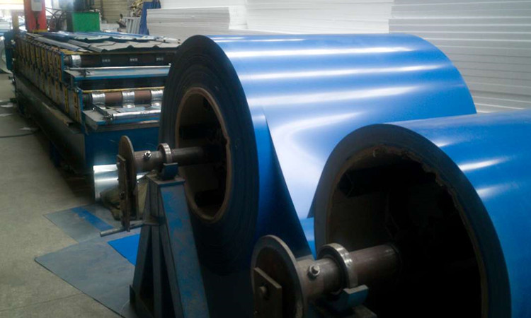 圍擋材料生產現場